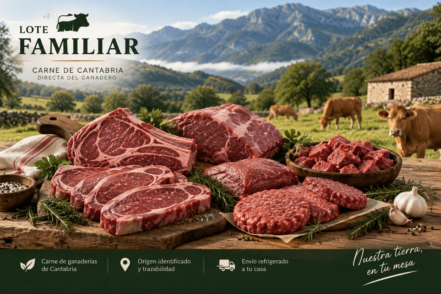 Caja Familiar de Ternera